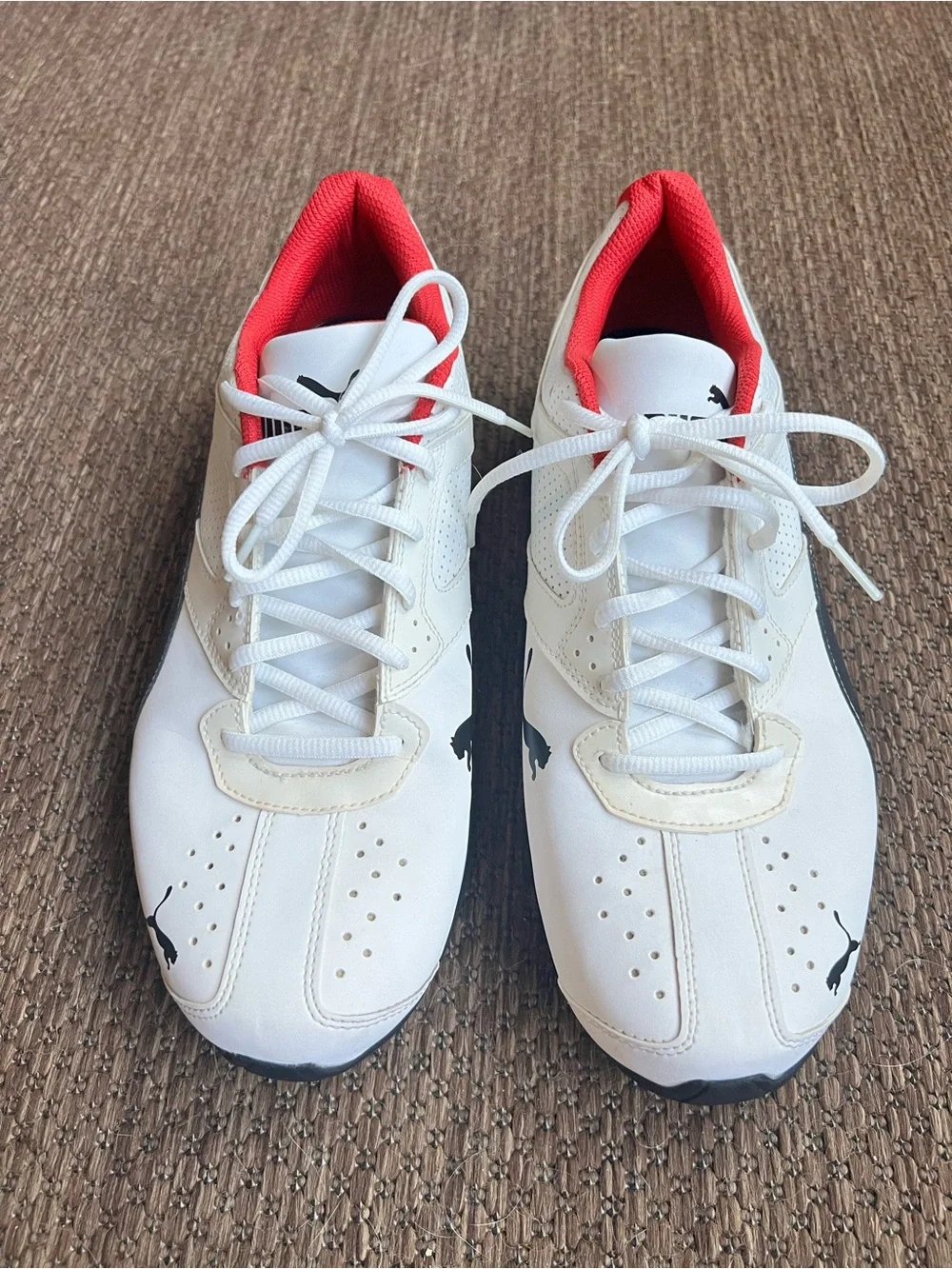 PUMA Tazon 6 FM Men’s Size 11 White Black Red Sneakers